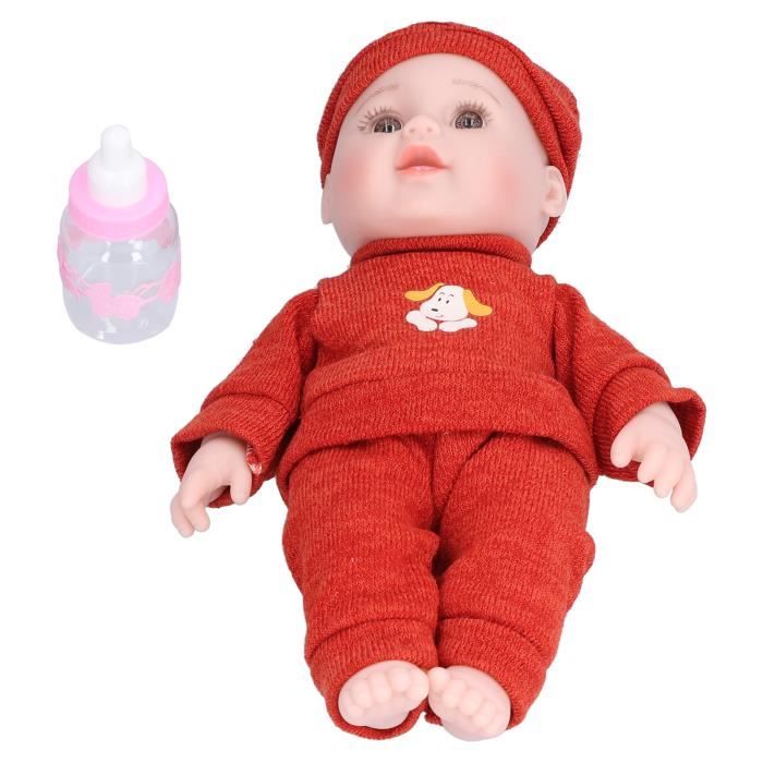 Mxzzand Jouet de poupée de bébé de poupée Poupée de 30cm pour bébé, jouet en vinyle souple