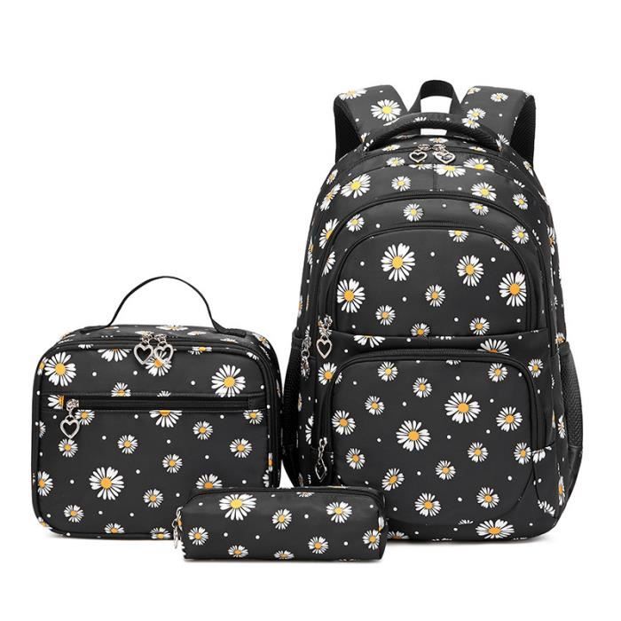 Cartable Fille Primaire Sac Dos College Enfants Ados Marguerite