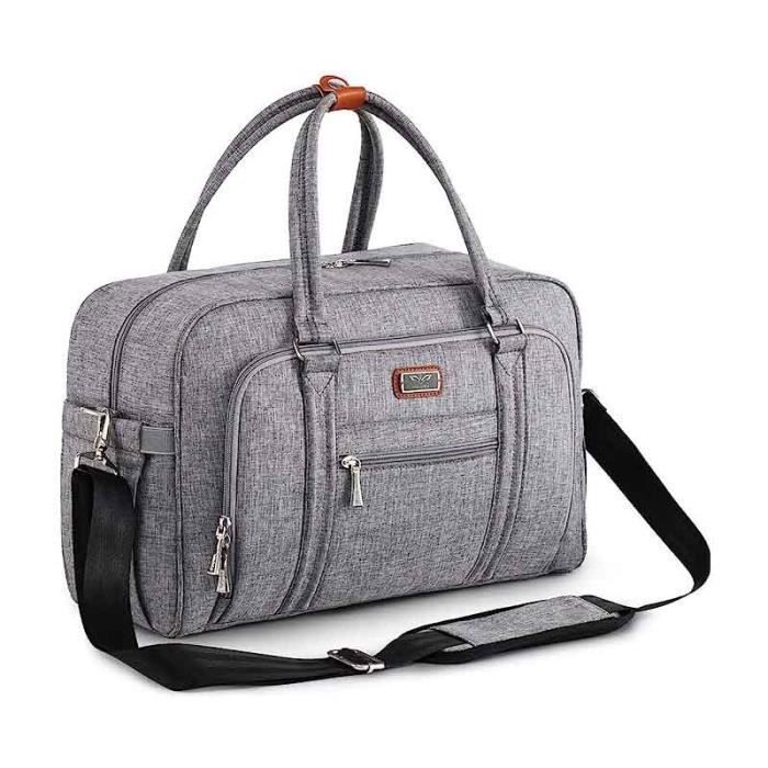 Sac À Langer De Maternité Sac À Main Bébé - 4 pièces - Gris