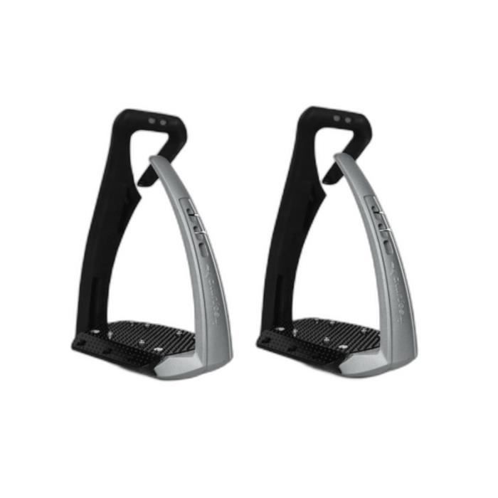 Étriers Free Jump Soft'Up Pro + Premium Edition silver TU