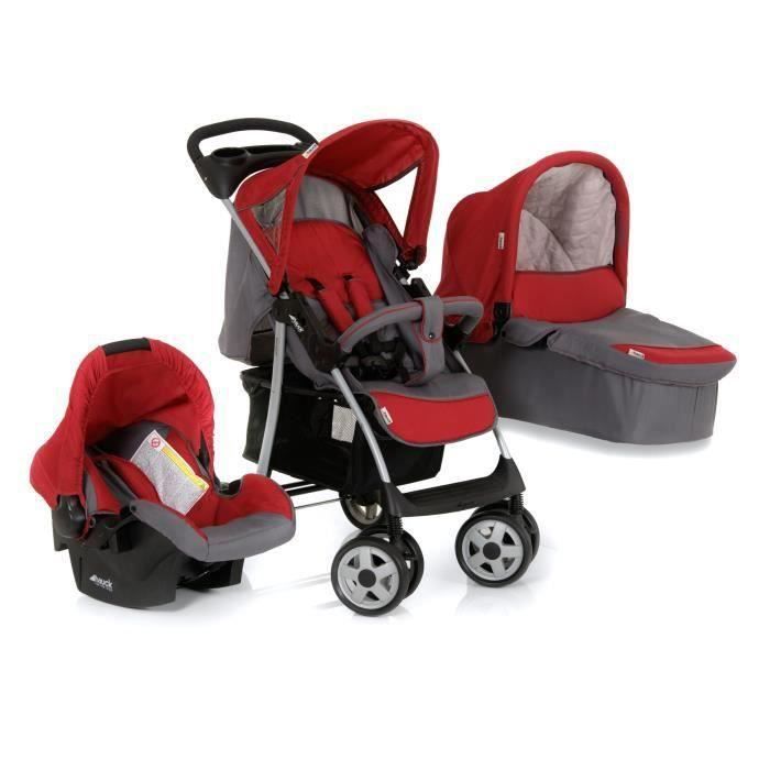 poussette hauck rouge