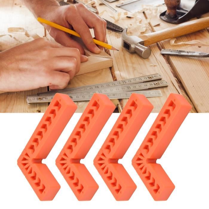 Équerres en plastique - HURRISE - Lot de 4 - 100 mm - Multi-usage ...