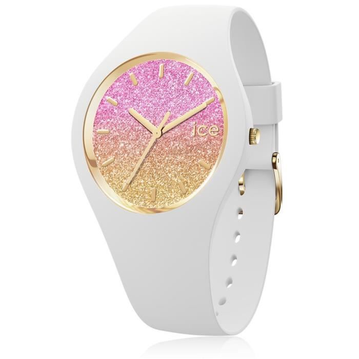 Ice Watch ICE lo Mango Montre blanche pour femme avec bracelet en silicone 013990 Small
