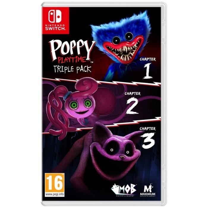 Poppy Playtime Triple Pack Nintendo Jeu Nintendo Switch