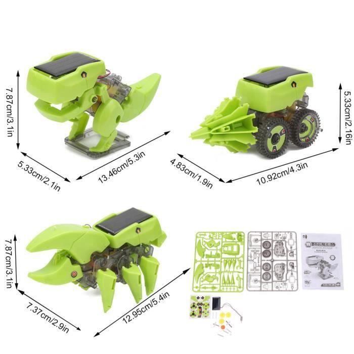 Drfeify Kit de Construction de Robot Solaire éducatif 3-en-1 pour Enfants - Jeux - Jouets Drfeify Kit de Construction de Robot Solaire éducatif 3-en-1 pour Enfants - Jeux - Jouets