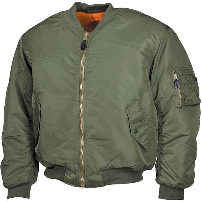 blouson bombers ma1 vert kaki do...