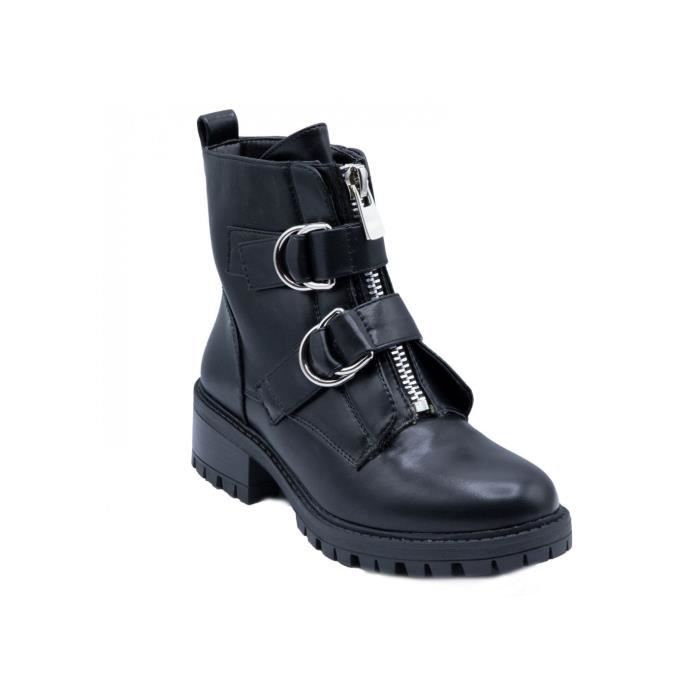 Rangers femme cuir noir hotsell