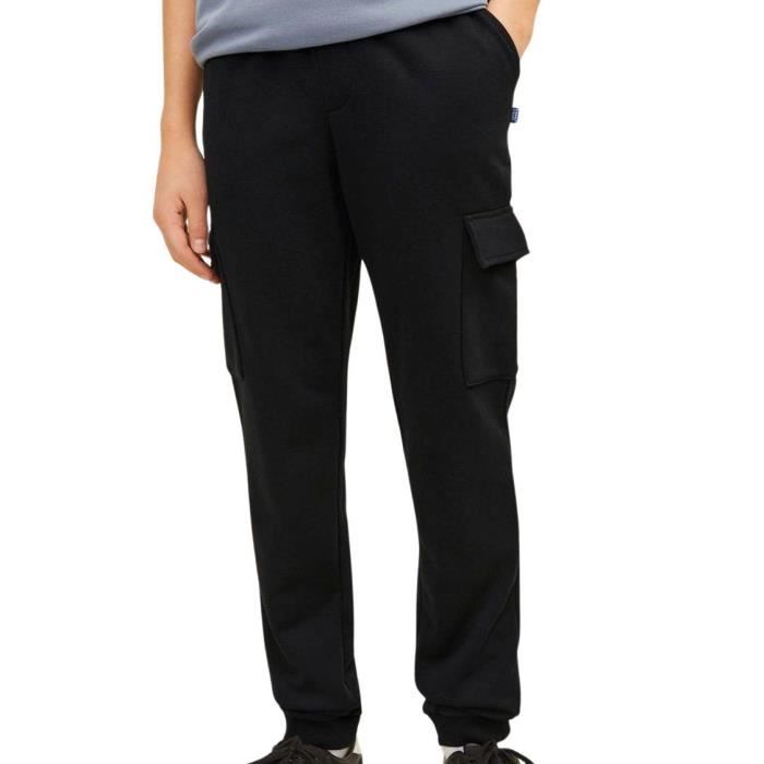 Pantalon de survêtement - JACK & JONES - Gordon Bradly Cargo - Enfants - Noir - Regular