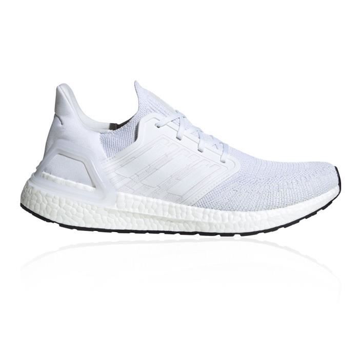 Basket de sport adidas Hommes Ultra Boost 20 - Blanc - Textile - Lacets