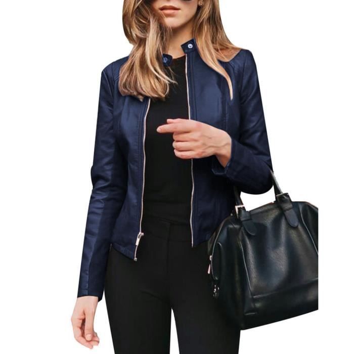 Veste courte simili new arrivals cuir