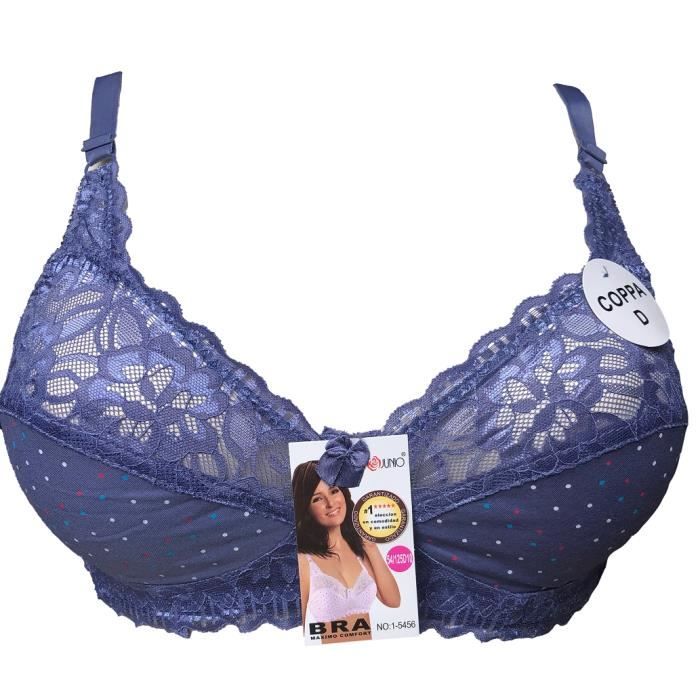 Soutien-gorge coton imprimé cachemire - sans armatures