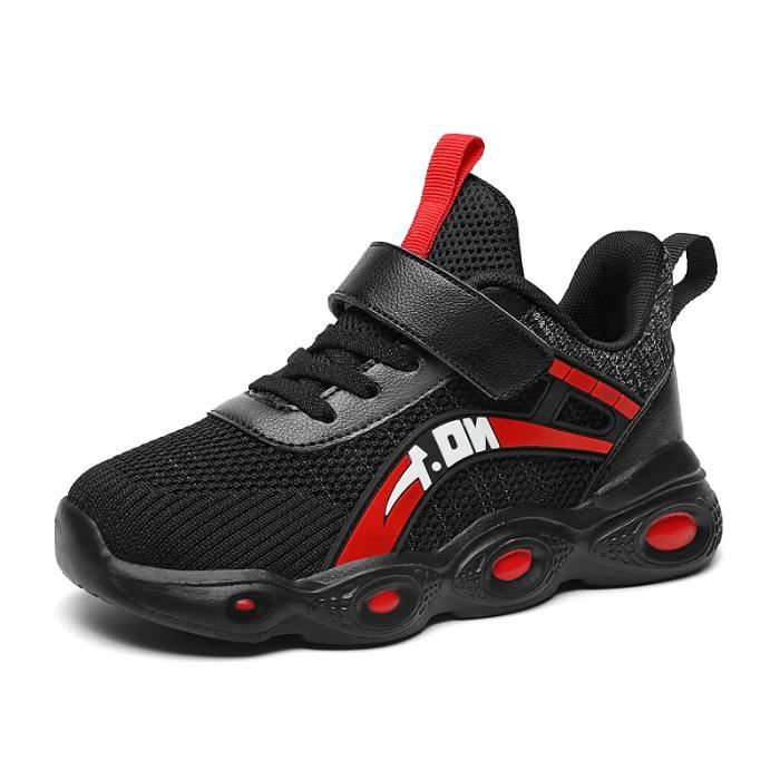 Basket Enfant Chaussures Garcon Fille Baskets Noir Cdiscount Chaussures