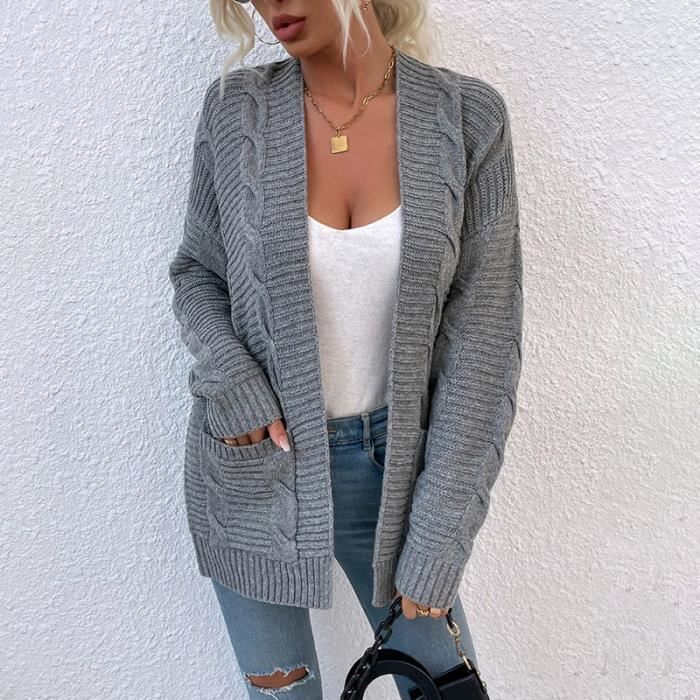 Gilet chaud sales long femme