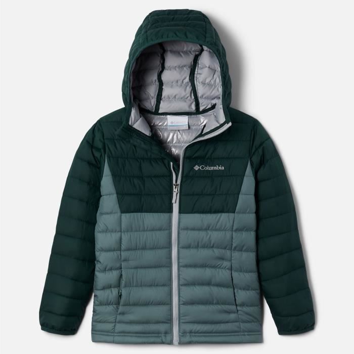 Doudoune a Capuche Columbia Powder Lite Metal Spruce pour Garcon Veste de Ski Impermeable et Respirante Vert Cdiscount Pret a Porter