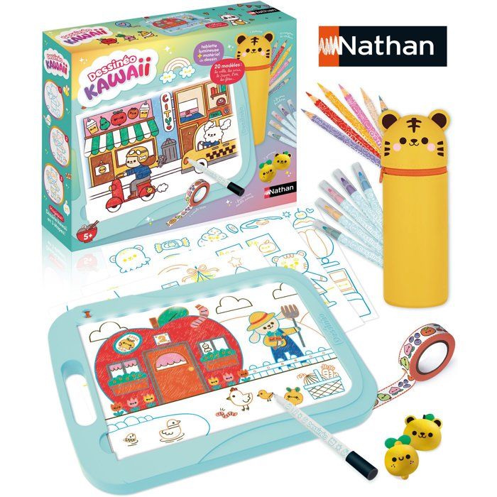 Nathan Jeu de loisirs créatifs - Dessinéo Kawaii - Dès 5 ans - vue 3
