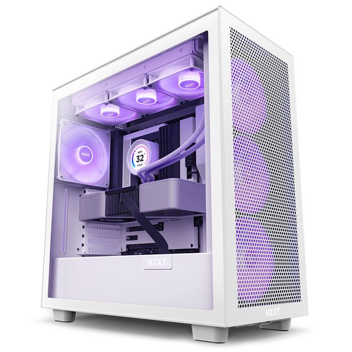 NZXT CASE H7 FLOW RGB WHITE MIDI ATX CM-H71FW-R1