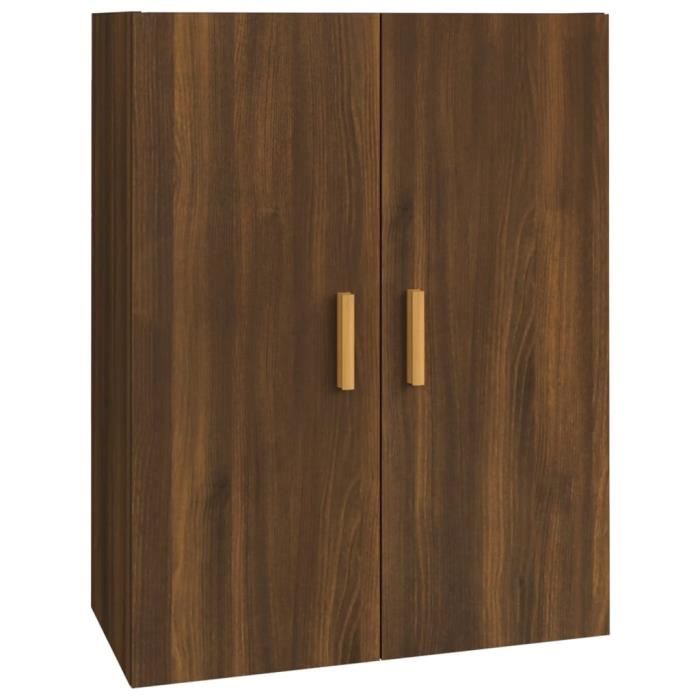 Atyhao Armoire murale suspendue Chêne sonoma 69,5x34x90 cm AB812261