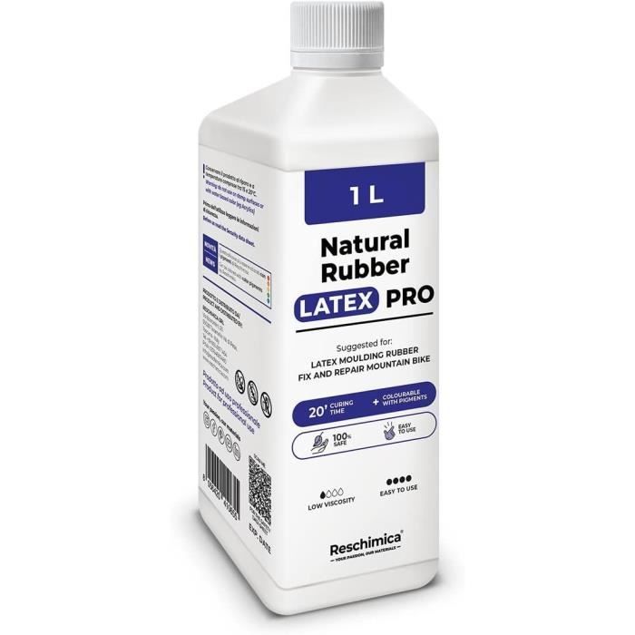 LATEX PRO - Latex liquide naturel Pour maquilleur de masque, Moulage et Effets Spéciaux, Loisirs créatifs (1 lt)