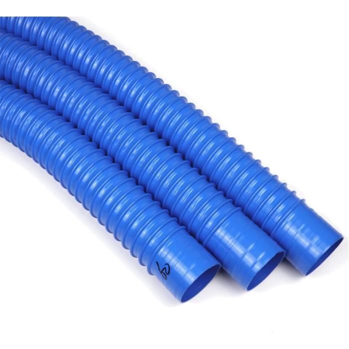 Rallonge Tuyau Aspirateur Industriel 50 Mm Intérieur - 4 M, Flexible, Résistant Pression Et Hautes Températures, Couleur Grise