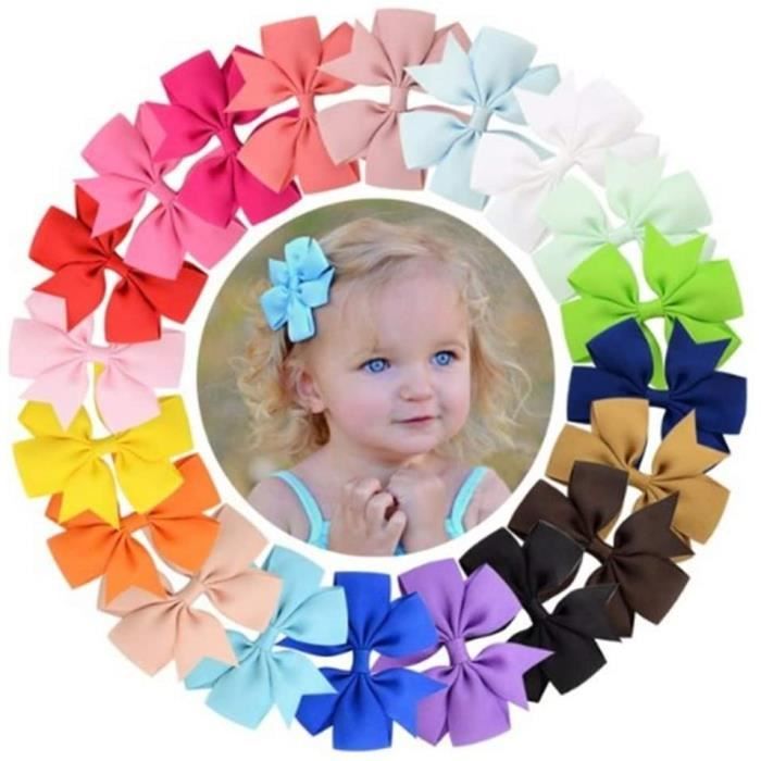 x Barettes Cheveux Bebe Fille Forme De Papillon Noeud Accessoire De Cheveux2662 Cdiscount Au Quotidien