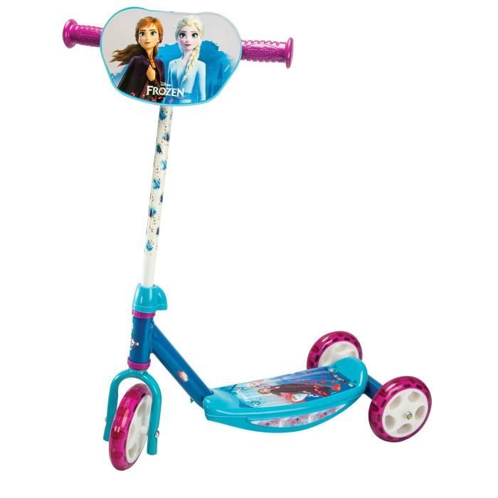 Trottinette enfant 3 roues Smoby Disney Frozen La Reine des Neiges - vue 2