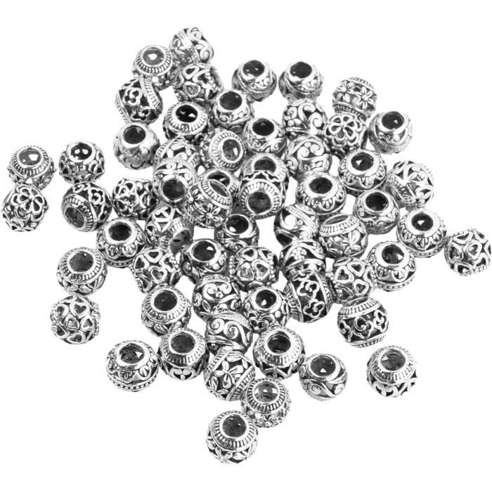 Perles D'espacement Rondes Dorées 3mm - Lot De 2000 Perles En Plastique - Pour Création De Bijoux DIY (bracelets, Colliers)