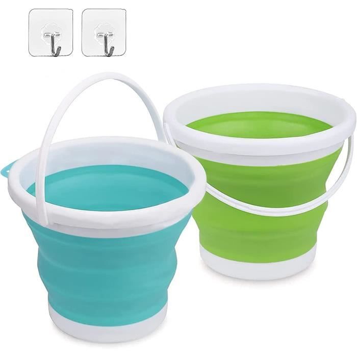 Silikoneimer-seau pliable en silicone pliant repliable camping seau de