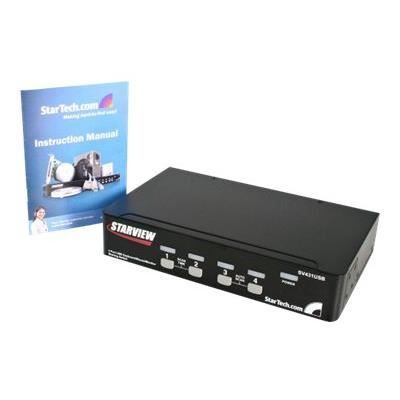 StarTech.com Commutateur KVM 4 ports VGA USB à montage en rack - Switch KVM - 1920 x 1440 (SV431USB)