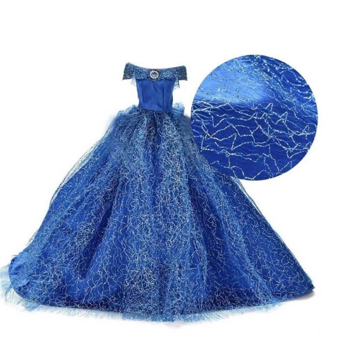 Robe de poup?�e .Egant poup?�e robe mode style mariage fuite robe formelle robe de f??te ?� la main 