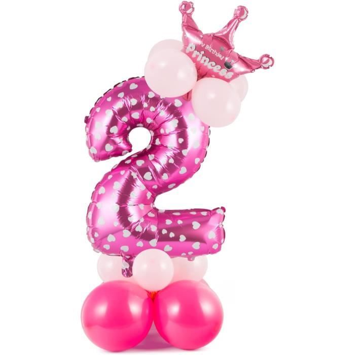 6 x Ballon de baudruche rose Princesse