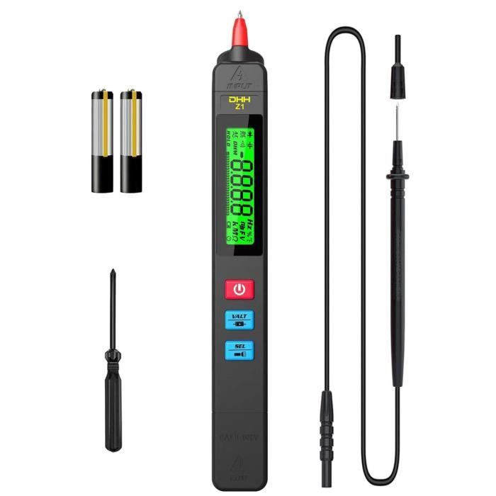 Multimètre Numérique Stylo - Testeur Tension DC/AC, Diode, Résistance - Portable Et Pratique