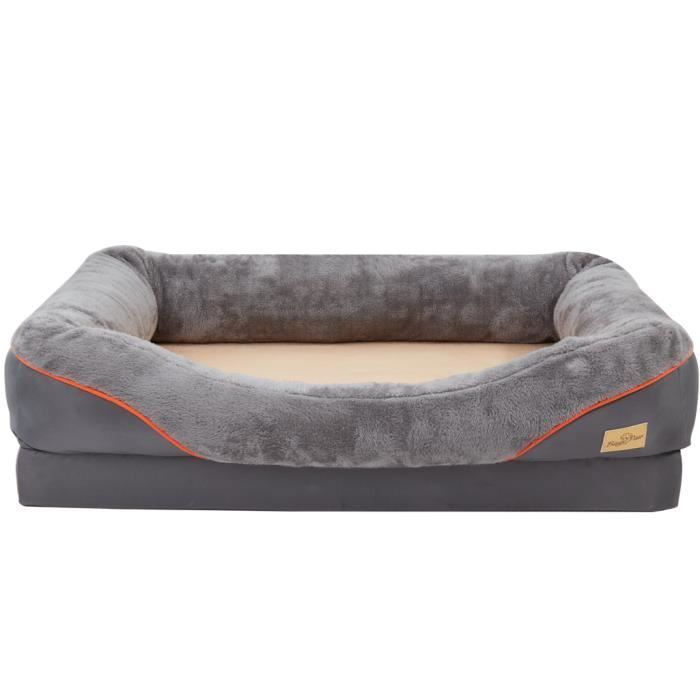 Meilleurs prix pour Panier Chien Orthopédique - Marque - Moyen - Gris - Housse Imperméable