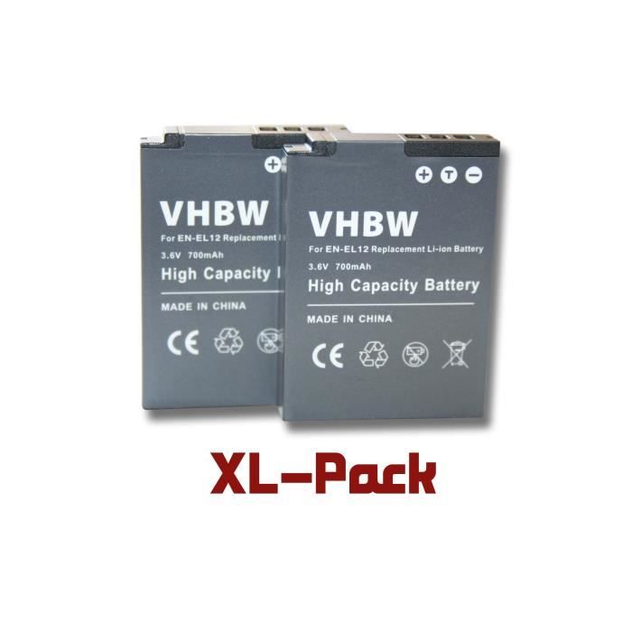 Vhbw set de batteries pour Nikon CoolPix AW100 AW100s AW110 P300