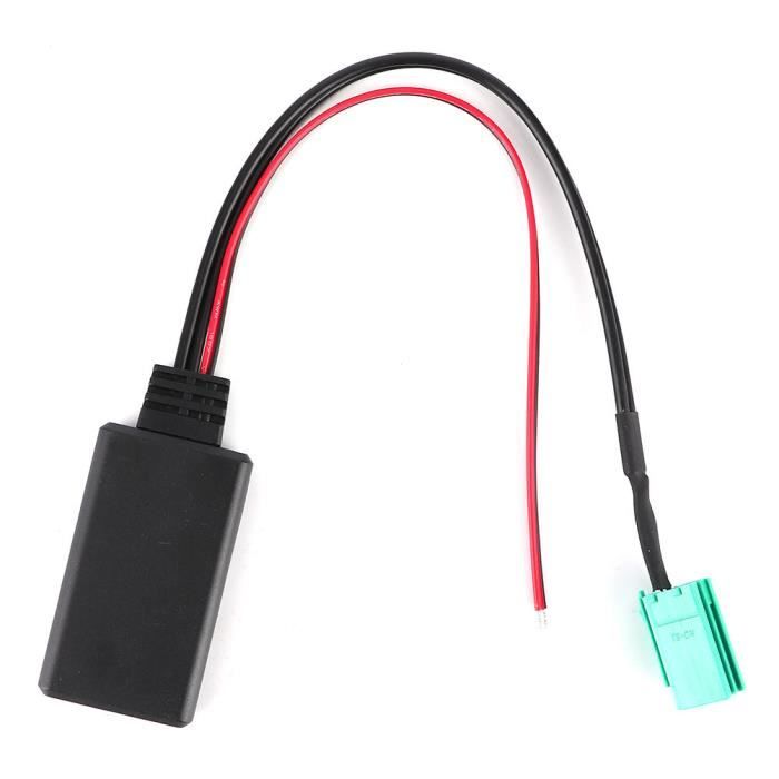 Module Bluetooth AUX Voiture – Adaptateur Sans Fil Avec Micro Mains-Libres, Compatible Ports ISO 6/8 PIN