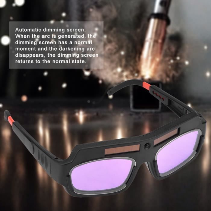 Lunettes De Soudage à Obscurcissement Automatique – Solaire, DIN4/DIN11, Pour Soudage Arc, Argon, Coupage - 7