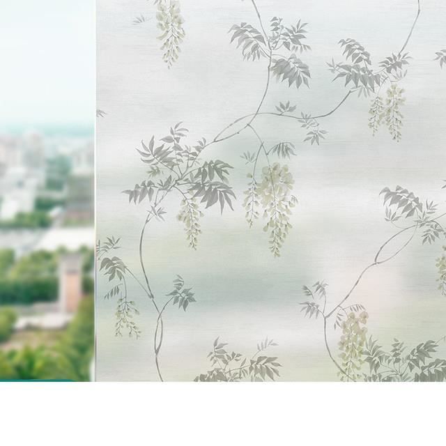 Film Pour Vitres Opaque 120x200 Cm - Autocollant Satiné Sans Colle, Protection UV