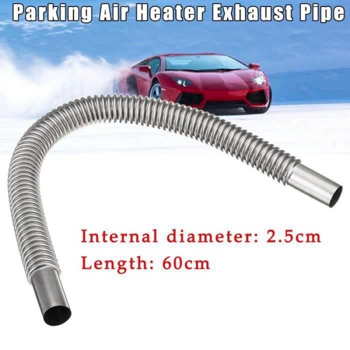 Tuyau D'Échappement En Acier Inoxydable 60 Cm Pour Chauffage De Parking Diesel - Avec 2 Pinces - 3