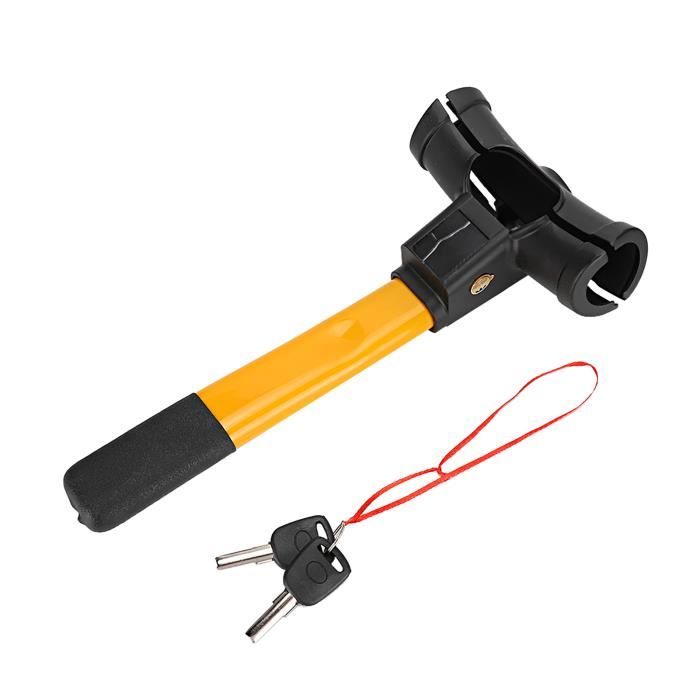 Verrouillage Du Volant Antivol Voiture Argent - Canne Antivol Réglable 35-87cm Pour Voiture SUV Camion