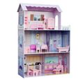 Maison de poupée en bois Rose - Olivia's Little World Dreamland Tiffany KYD-10922A - 13 accessoires - Enfant-1