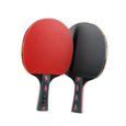 2 pièces raquette de ping-pong en fibre de carbone durable 5 étoiles de  RAQUETTE DE TENNIS DE TABLE - CADRE DE TENNIS DE TABLE-1