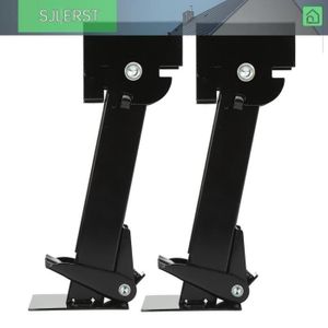 Stabilisateur De Marche Pliable Pour Camping-car - Acier, Hauteur Réglable, Marchepied Et Support, Portable