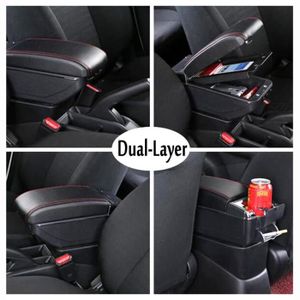 Accoudoir Central Universel Pour Peugeot 406, 206, 207 – Simili Cuir – Neuf Sous Blister