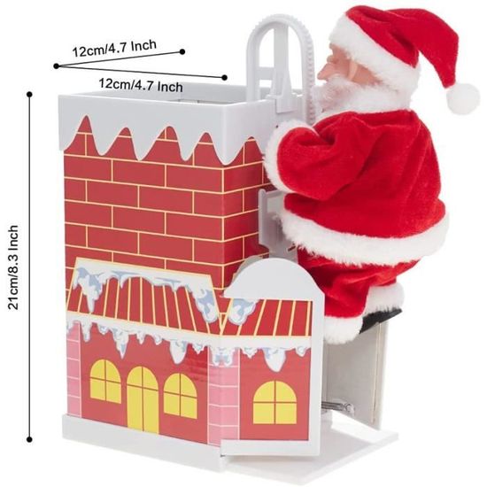 Cadeau de Noël 6 couleurs Stylo à bille Père Noël élan multicolore  confortable pour enfants Grip rétractable Cadeaux de fête