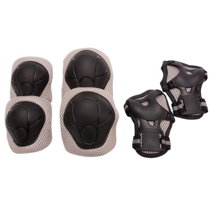 LANOVAGEAR Kit Protection Enfant 2-8 Ans - Genouillères, Coudières Et Protège-Poignets Réglables Pour Vélo, Trottinette, Skate, Patins Et Escalade - 9 Couleurs Fun !