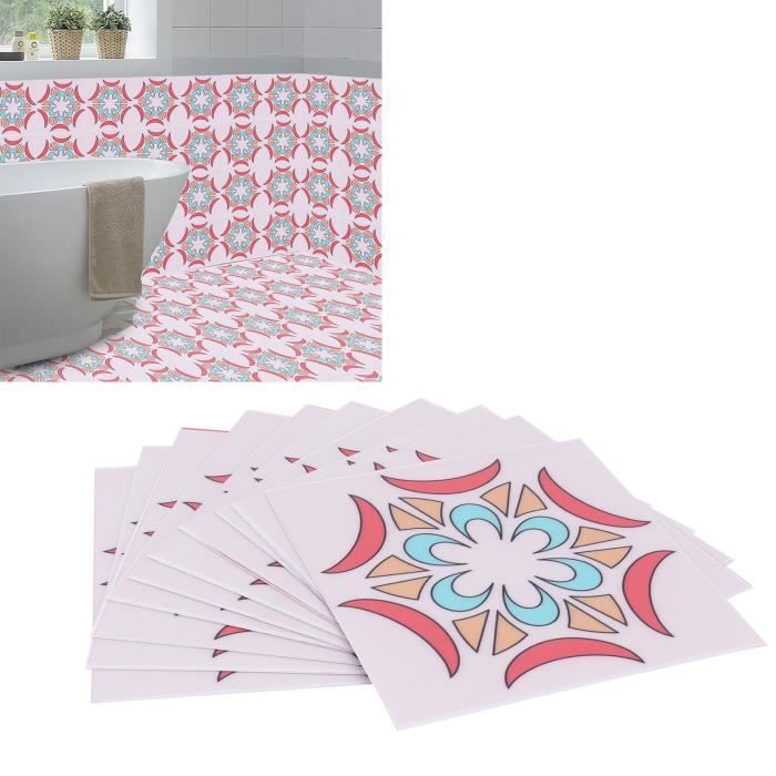 Lot De 10 Autocollants Antidérapants Pour Sol – Adhésifs, Carreaux, Bureau, Polyester