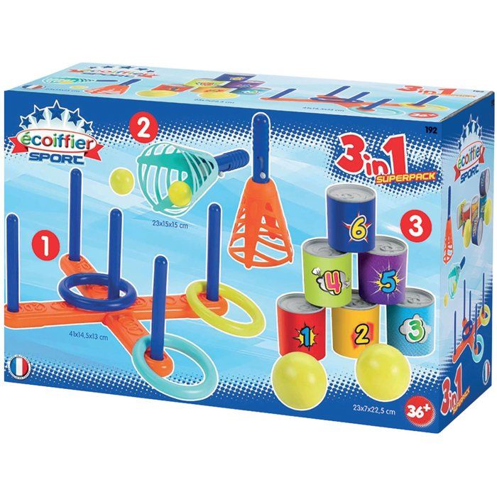 Jouets Ecoiffier - 4280 - Tondeuse à Gazon Grande Coupe pour Enfants