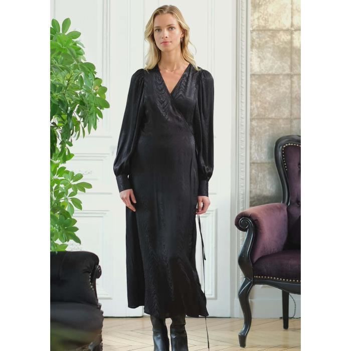 Robe Courte Portefeuille La Petite Étoile - Modèle Bridgette - Taille L - Bleu Géométrique - Neuf Avec étiquettes