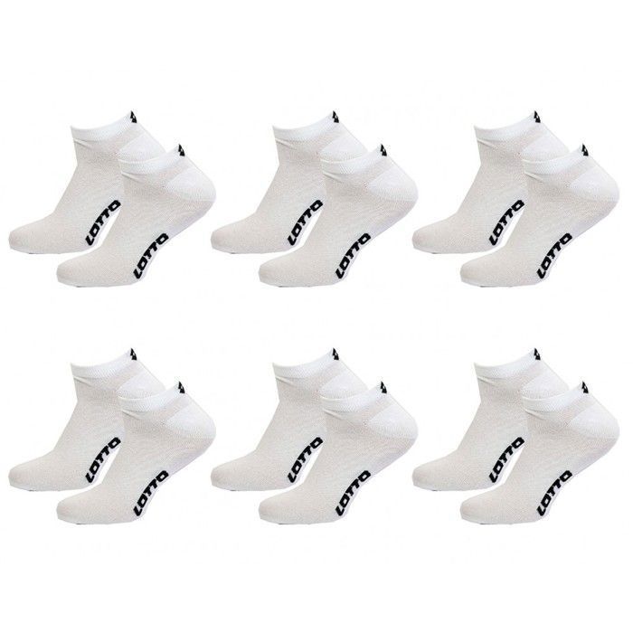 Chaussettes Femme LOTTO Socquettes Pack de 12 Paires Sneakers