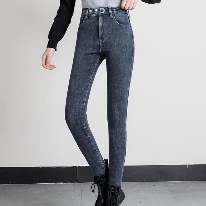 Jean fille deals taille haute