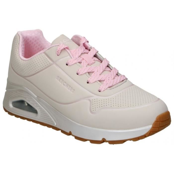 Basket skechers femme outlet beige